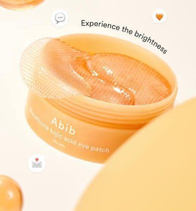 Відбілюючі патчі під очі з глутатіоном і койєвою кислотою Abib Glutathione Kojic Acid Eye Patch Vita Jelly, 90g / 60ea abib0029 фото