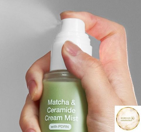 Зволожувальний крем-міст з матчею та церамідами BY WISHTREND Matcha & Ceramide Cream Mist 100 мл bywishtrend006 фото