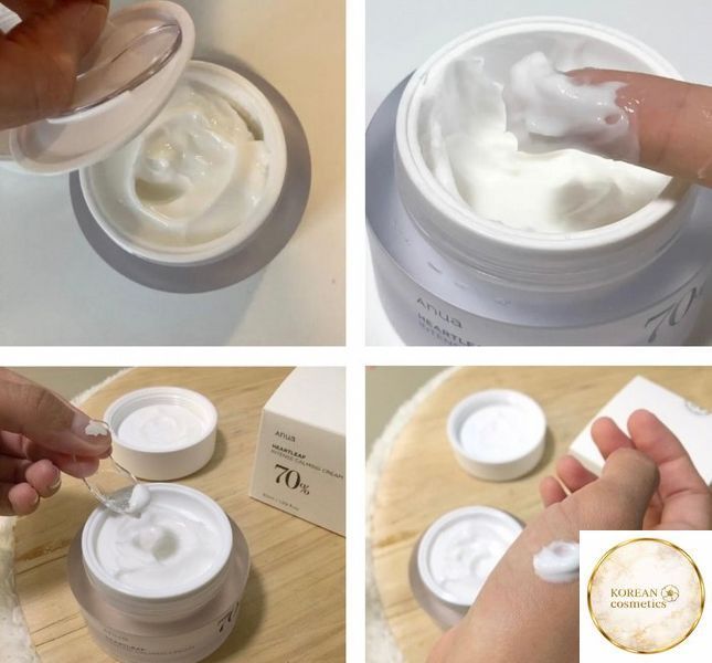 Заспокійливий крем для обличчя Anua Heartleaf 70% Intense Calming Cream 50ml anua-5 фото