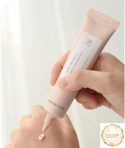 Сонцезахисна есенція з шимером THANK YOU FARMER Sun Project Shimmer Sun Essence 40 ml thf-2 фото