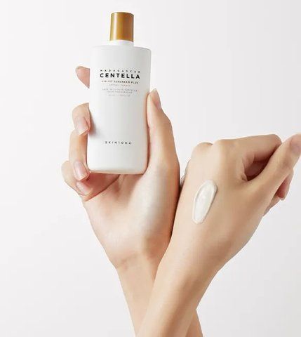Легкий сонцезахисний крем із центелою Skin1004 Madagascar Centella Air-Fit Suncream Plus SPF50+/PA++++ 50ml skin0060 фото
