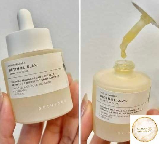 Зміцнювальна сироватка для еластичності шкіри Skin 1004 Madagascar Centella Retinol 0.2 Boosting Shot Ampoule, 30ml skin1004 фото