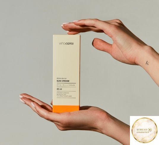 Сонцезахисний крем з антиоксидантним захистом WhoCares Bifida Barrier Sun Cream 40мл who001 фото
