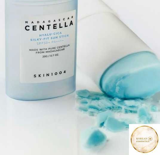 Сонцезахисний стік для обличчя Skin 1004 Madagascar Centella Hyalu-Cica Silky-Fit Sun Stick SPF 50+ PA++++, 20g skin0020 фото