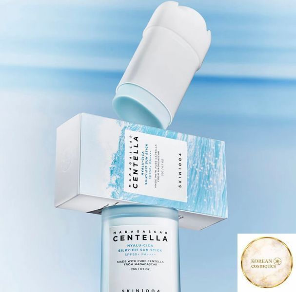 Сонцезахисний стік для обличчя Skin 1004 Madagascar Centella Hyalu-Cica Silky-Fit Sun Stick SPF 50+ PA++++, 20g skin0020 фото
