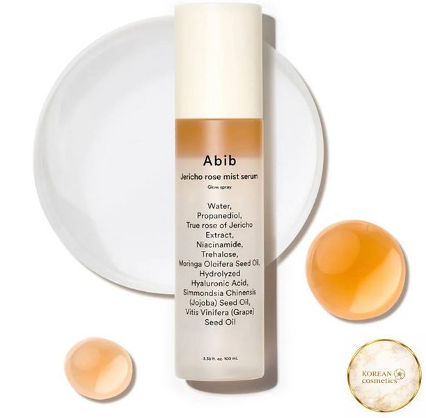 Сироватка-спрей для сяйва з екстрактом троянди Abib Jericho Rose Mist Serum Glow Spray abib0025 фото