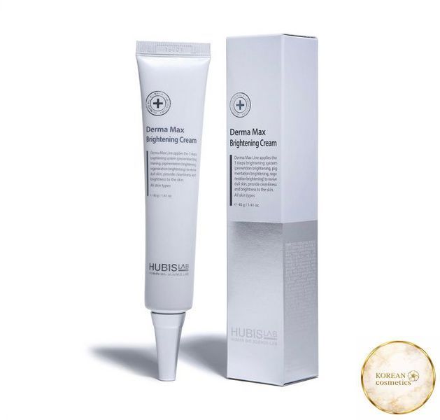 Освітлюючий, антиоксиданий та антивіковий крем Derma Max Brightening Cream, 40g hubis0010 фото
