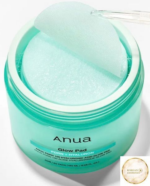Педи з гіалуроновою кислотою і полінуклеотидами PDRN 100 Hyaluronic Acid Glow Pad anua0031 фото