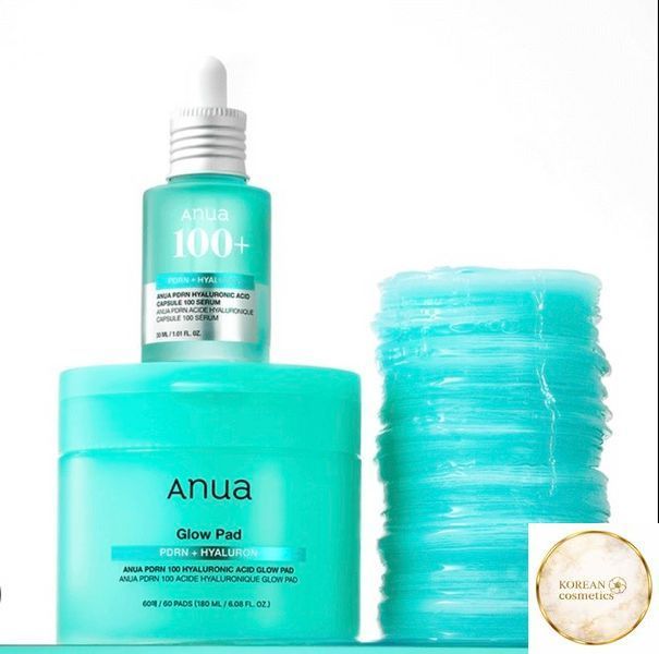 Педи з гіалуроновою кислотою і полінуклеотидами PDRN 100 Hyaluronic Acid Glow Pad anua0031 фото
