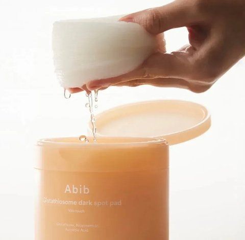 Зволожувальні та освітлювальні педи для обличчя Abib Glutathiosome Dark Spot Pad Vita Touch (60шт) abib0027 фото