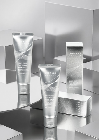 Кремова маска для обличчя з освітлюючими активами - LUBYLAB White Code Face Cream Mask Pack 50 мл llub0011 фото