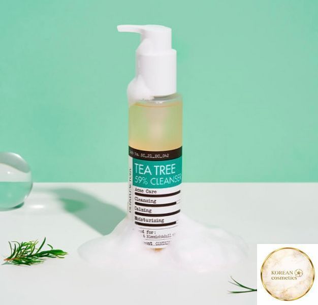 Гель для вмивання з екстрактом чайного дерева DERMA FACTORY Tea Tree 59% Cleanser - 150 мл df001 фото