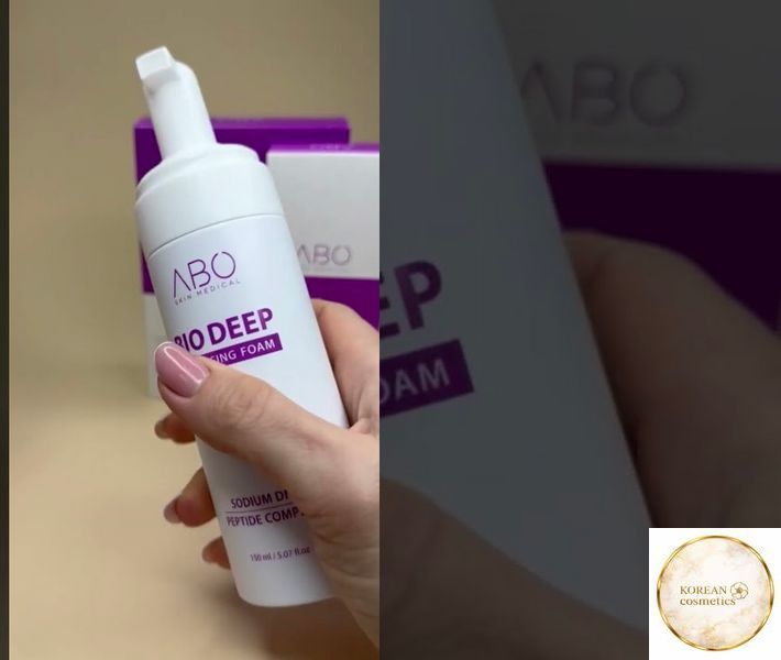 Глибокоочищуюча пінка - мус ABO Deep Cleansing Foam 150 мл usolab0041 фото