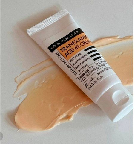 Інтенсивний освітлюючий та антиоксидантний крем Tranexamic Acid 6% Cream derma-45 фото