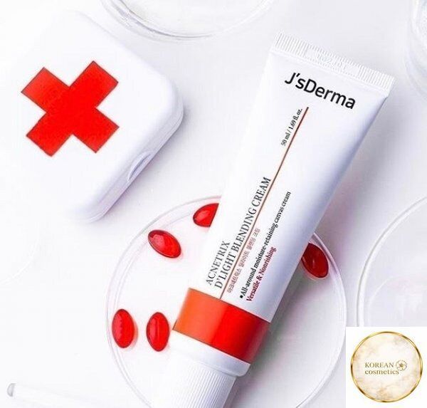Крем відновлювальний для проблемної шкіри J&rsquo;sDerma Acnetrix D&rsquo;Light Blending Cream 50 ml. jsd-7 фото