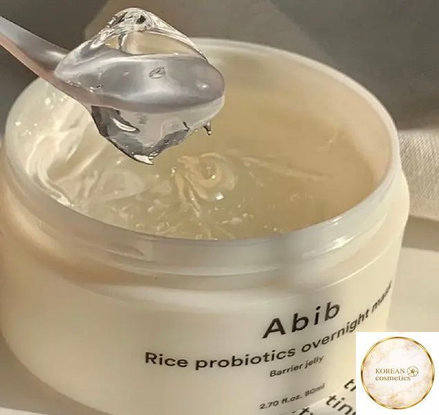 Нічна маска з пробіотиками рису Abib Rice Probiotics Overnight Mask Barrier Jelly - 80 мл abib002 фото