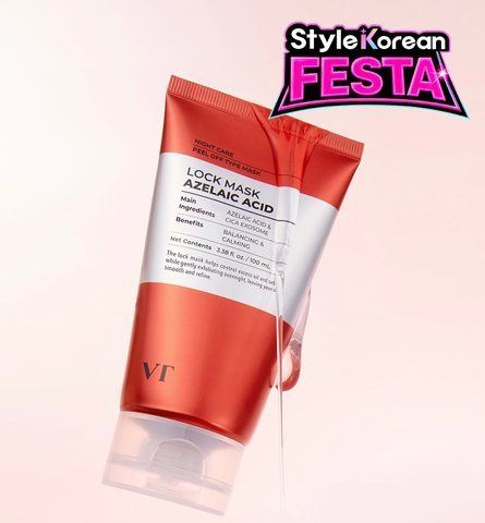 Заспокійлива та відновлююча маска-плівка з азелаїновою кислотою VT AZ Care Lock Mask, 100 ml vtc003 фото