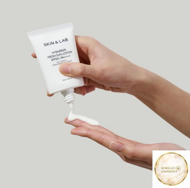 Зволожуючий сонцезахисний лосьйон SKIN&LAB Hybarrier Fresh Sun Lotion 50 ml skinlab007 фото