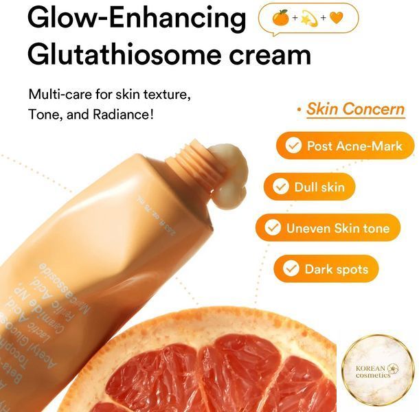 Освітлювальний крем із глутатионом і екзосомами Abib Glutathiosome Cream Vita Tube - 75 мл abib003 фото