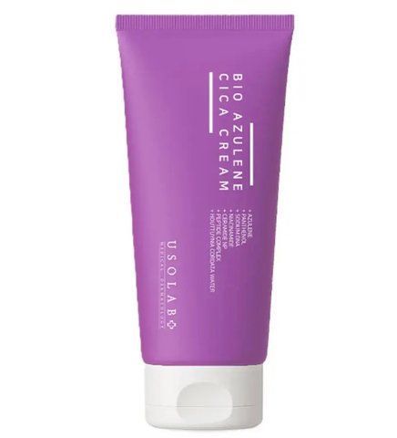 Заспокійливий та відновлюючий ламелярний крем Bio Azulene Cica Cream 70ml usolab0059 фото