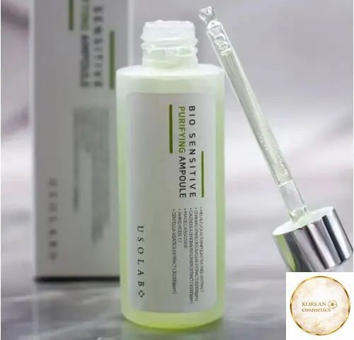 Протизапальна, антибактеріальна та омолоджуюча сироватка Bio Sensitive Purifying Ampoule usolab0046 фото