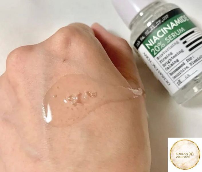 Освітлююча, протизапальна та себорегулююча сироватка сироватка Niacinamide 20% Serum derma-33 фото