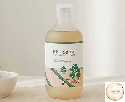 Заспокійливий тонер з морським полином ROUND LAB Mugwort Calming Toner 300 ml rl-3 фото