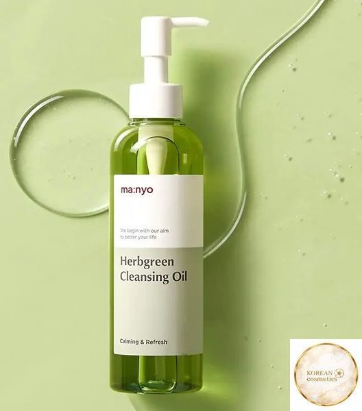 Гідрофільна олія з екстрактом трав Manyo Factory Herb Green Cleansing Oil 200ml my-1 фото