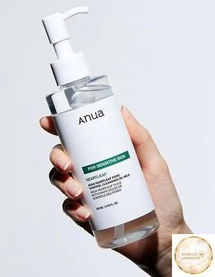 Некомедогенна гідрофільна олія для обличчя Anua Heartleaf Pore Control Cleansing Oil Mild 200ml anua-15 фото