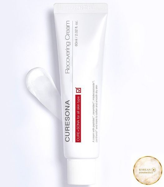 КРЕМ ДЛЯ ОБЛИЧЧЯ ВІДНОВЛЮВАЛЬНИЙ ЗАСПОКІЙЛИВИЙ CURESONA RECOVERY RELAXING CREAM 60ML curesona0018 фото