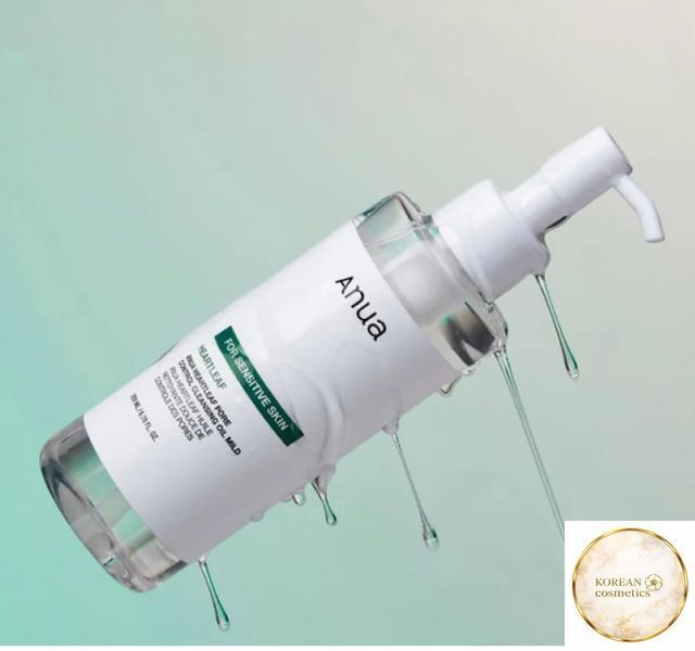 Некомедогенна гідрофільна олія для обличчя Anua Heartleaf Pore Control Cleansing Oil Mild 200ml anua-15 фото