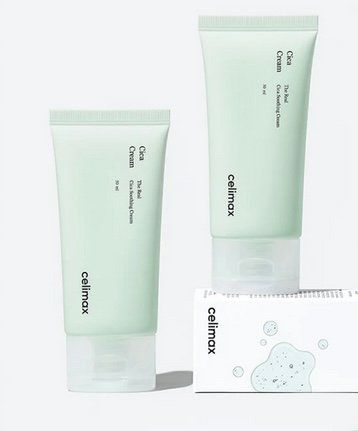 Заспокійливий крем для обличчя з центеллою азіатською Celimax The Real Cica Soothing Cream, 50ml celi-x1 фото